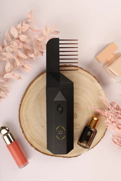 2-in-1 Hair Bakhoor Comb – Rechargeable Hair Perfume Infuser 🔥