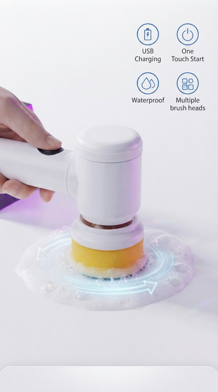 5 in 1 Multipurpose Magic Brush Rechargeable
