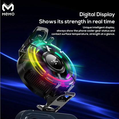 RGB Mobile Phone Cooler with Digital Display